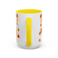 Cozy Ghost Accent Coffee Mug (15oz)