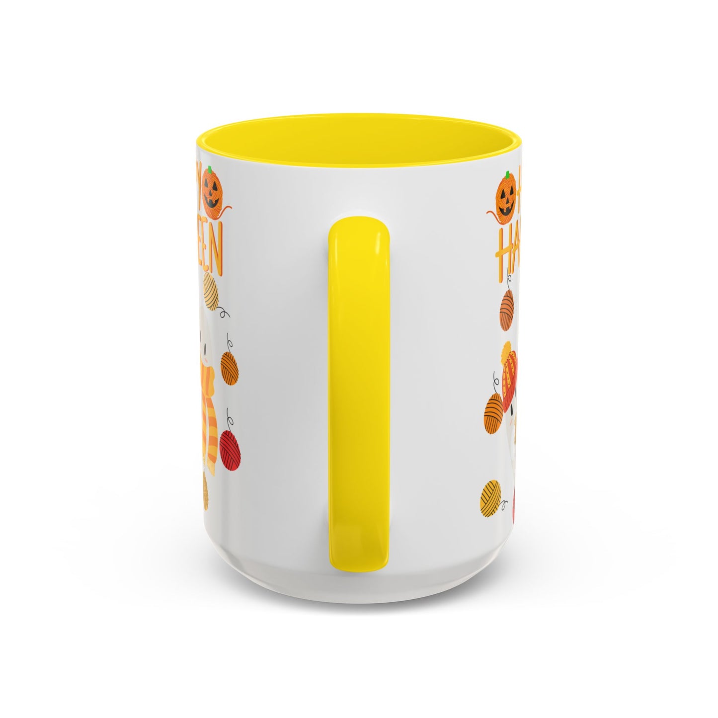 Cozy Ghost Accent Coffee Mug (15oz)