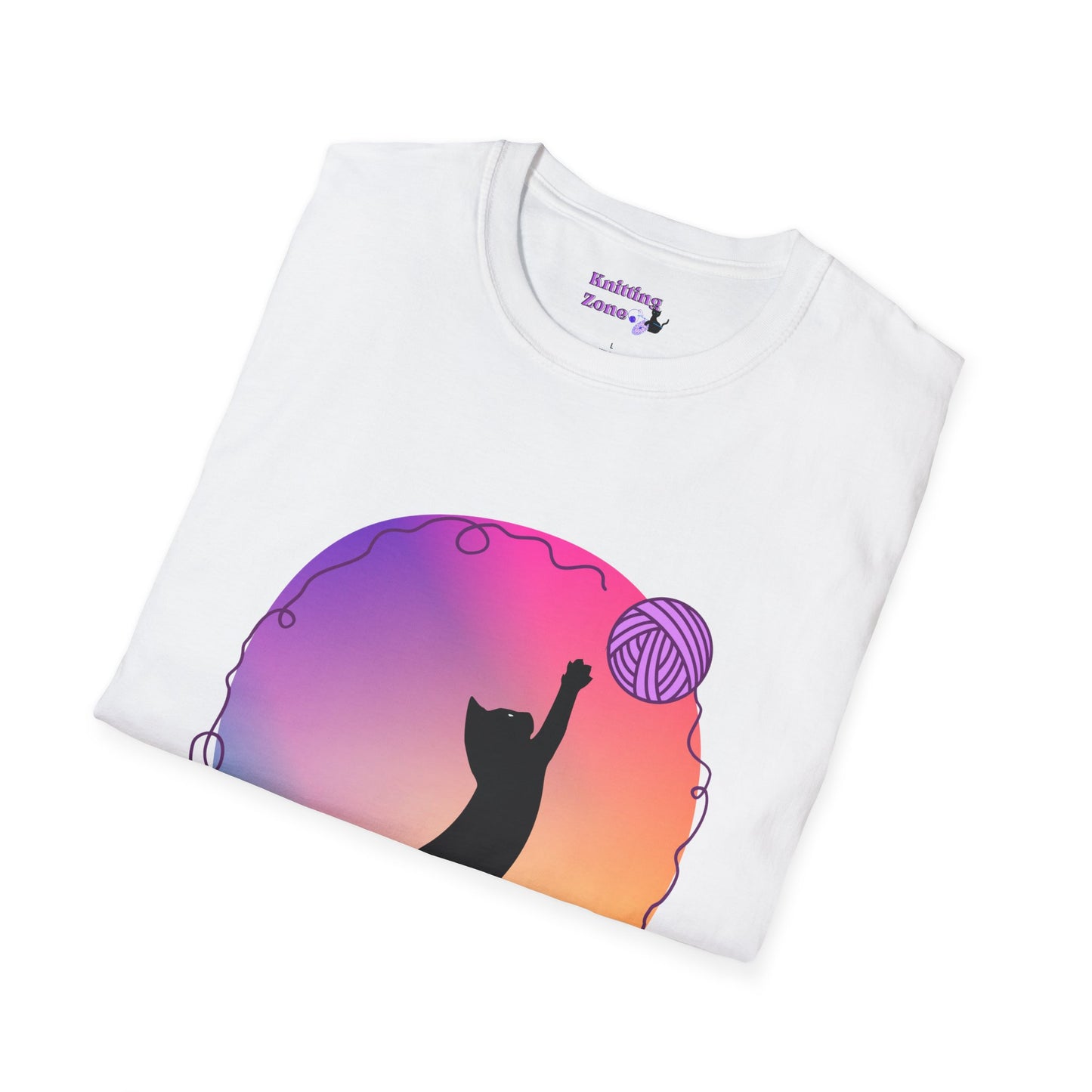 Cat With Yarn Unisex T Shirt