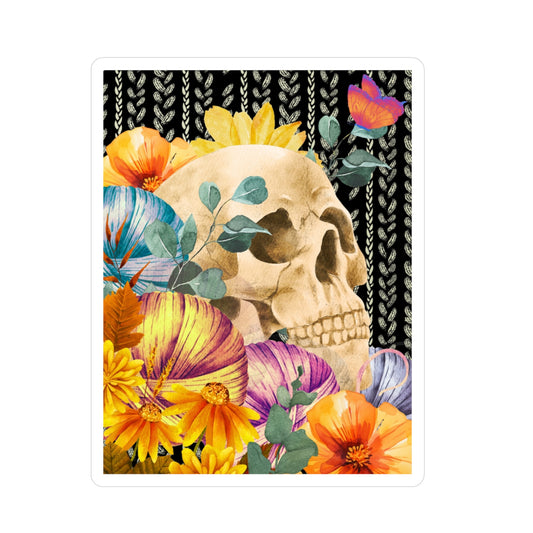 Knit Spooky Florals Kiss-Cut Vinyl Decals