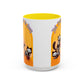 Knit Drink and Be Spooky Accent Coffee Mug (15oz)