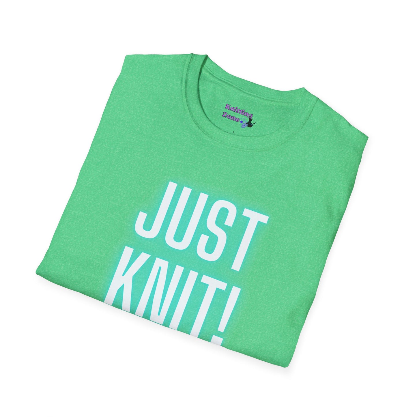 Just Knit Blue Unisex T Shirt
