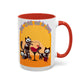 Knit Drink and Be Spooky Accent Coffee Mug (15oz)