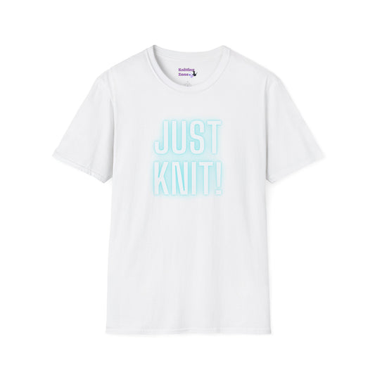 Just Knit Blue Unisex T Shirt