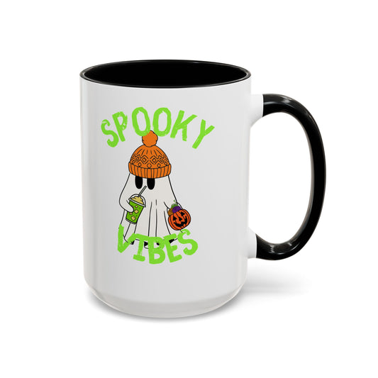 Spooky Vibes Accent Coffee Mug (15oz)