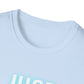 Just Crochet Blue Unisex T Shirt