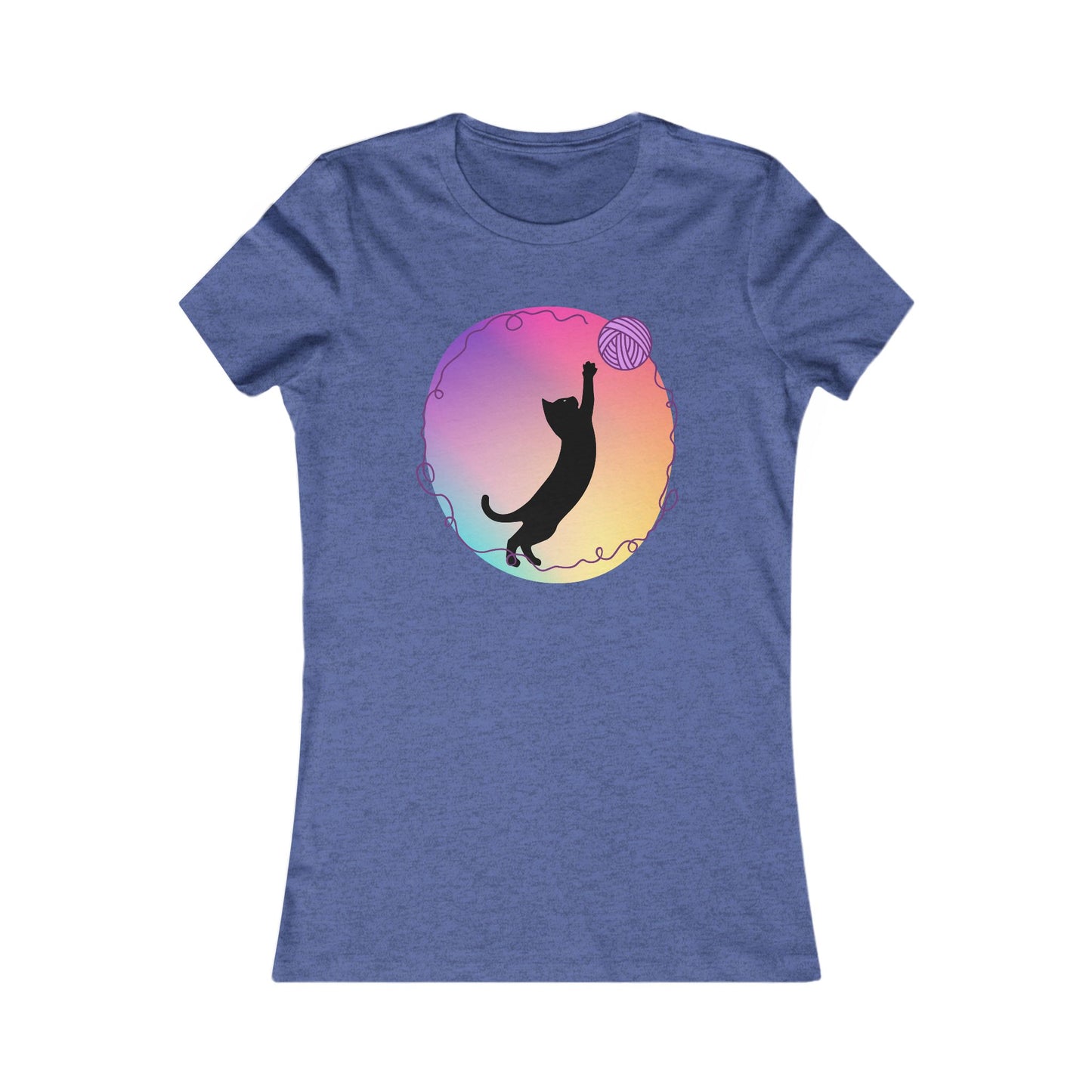 Cat with yarn Woman's T Shirt