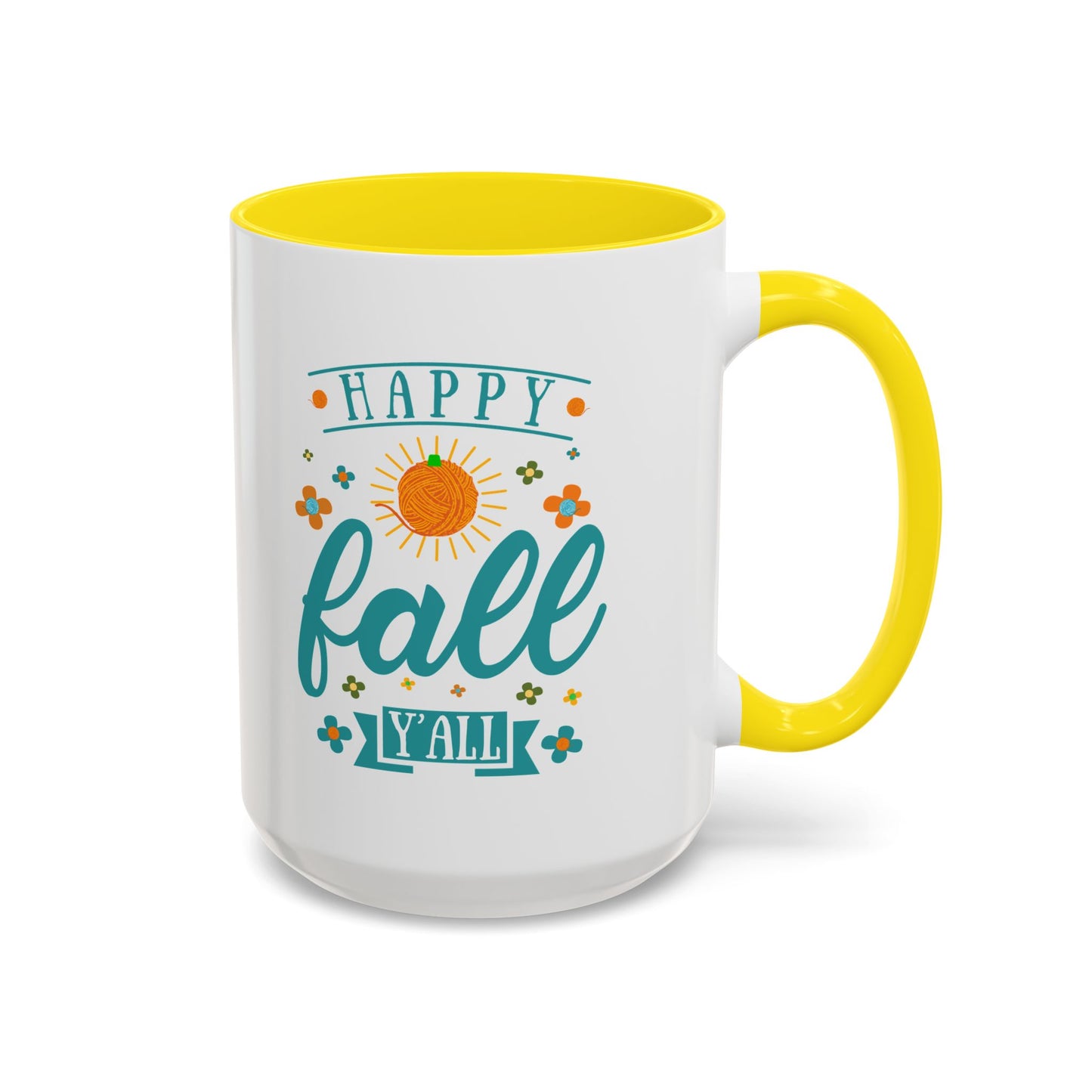 Happy Fall Yall Accent Coffee Mug (15oz)