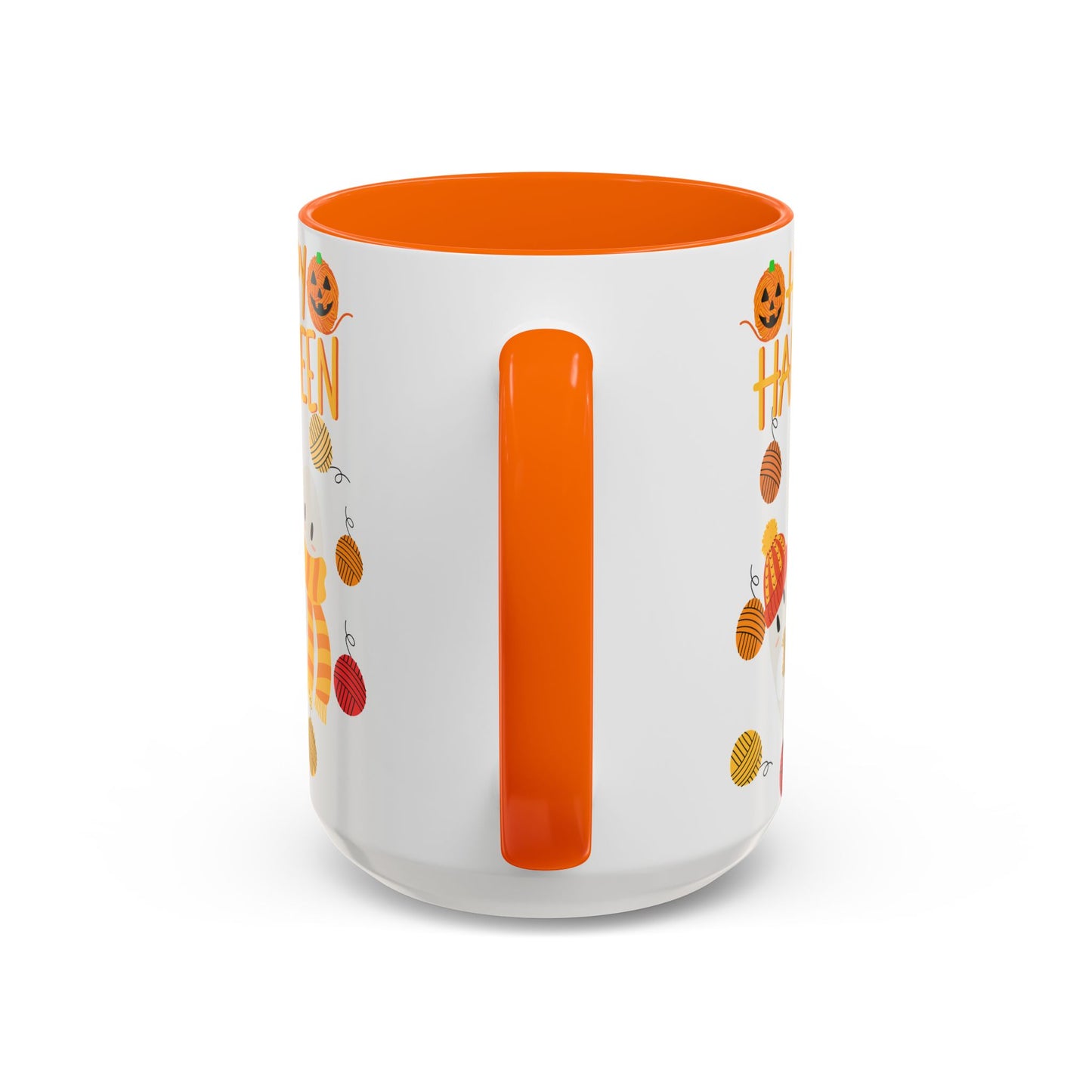Cozy Ghost Accent Coffee Mug (15oz)