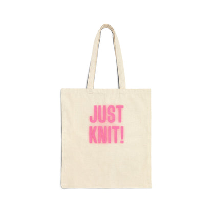 Just Crochet Cotton Canvas Tote Bag