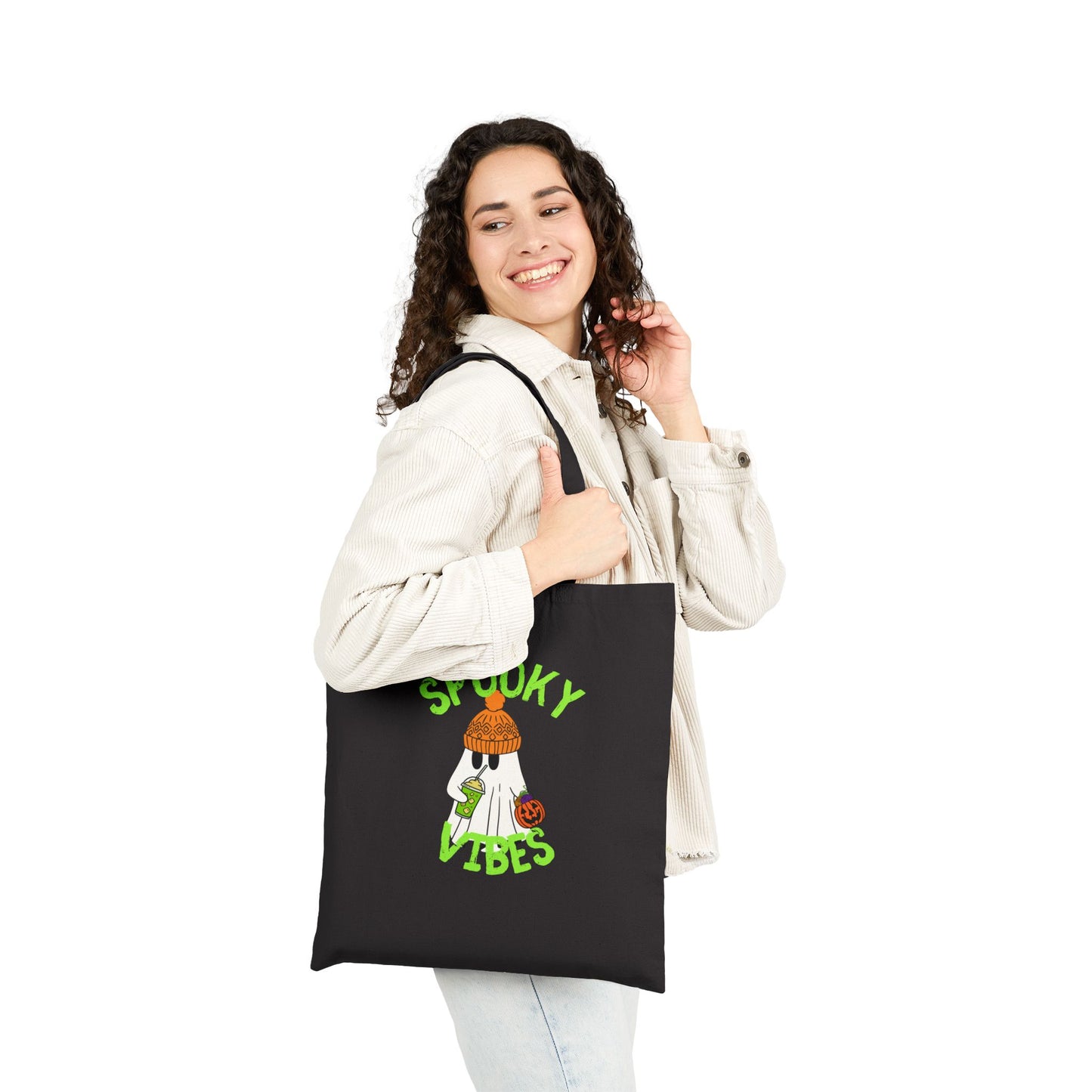 Spooky Vibes Canvas Tote Bag