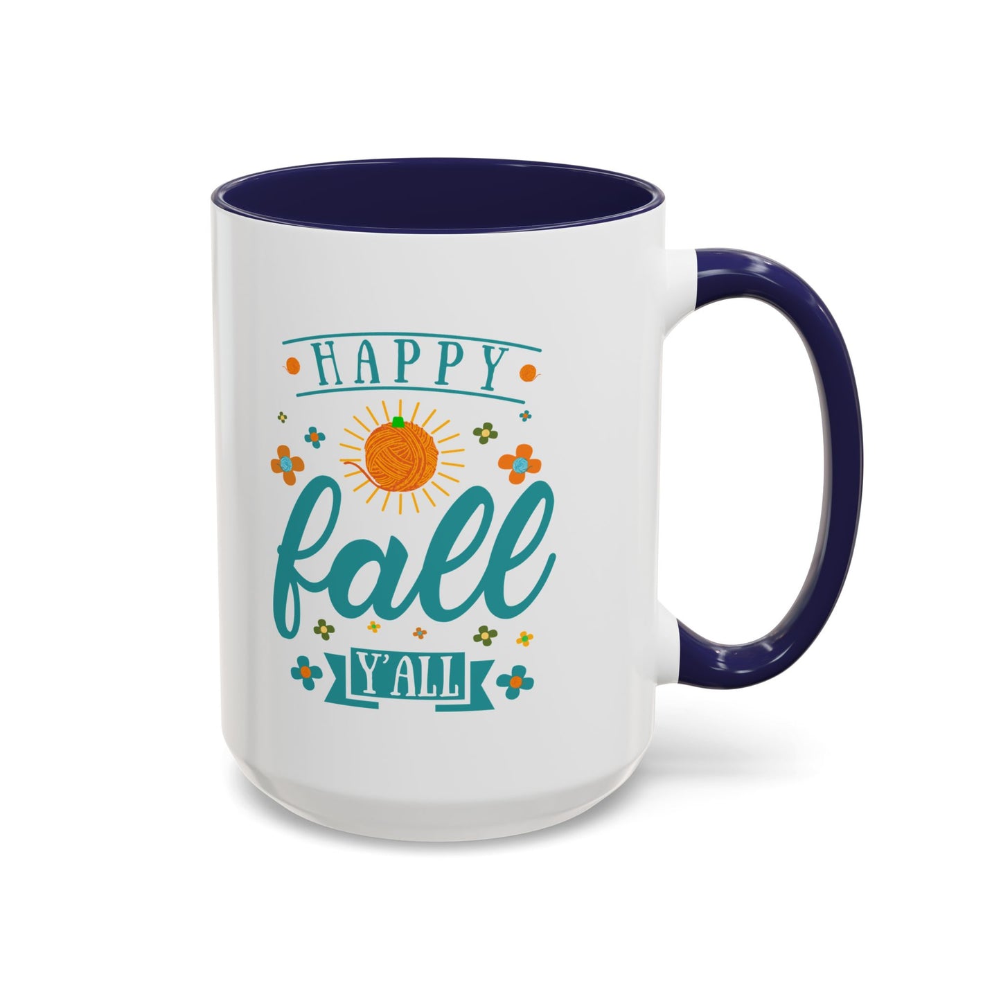 Happy Fall Yall Accent Coffee Mug (15oz)