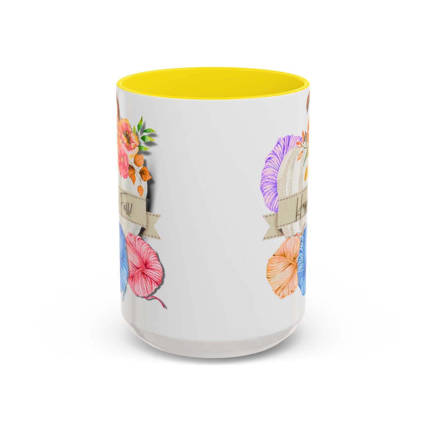 Cozy Autumn Accent Coffee Mug (15oz)