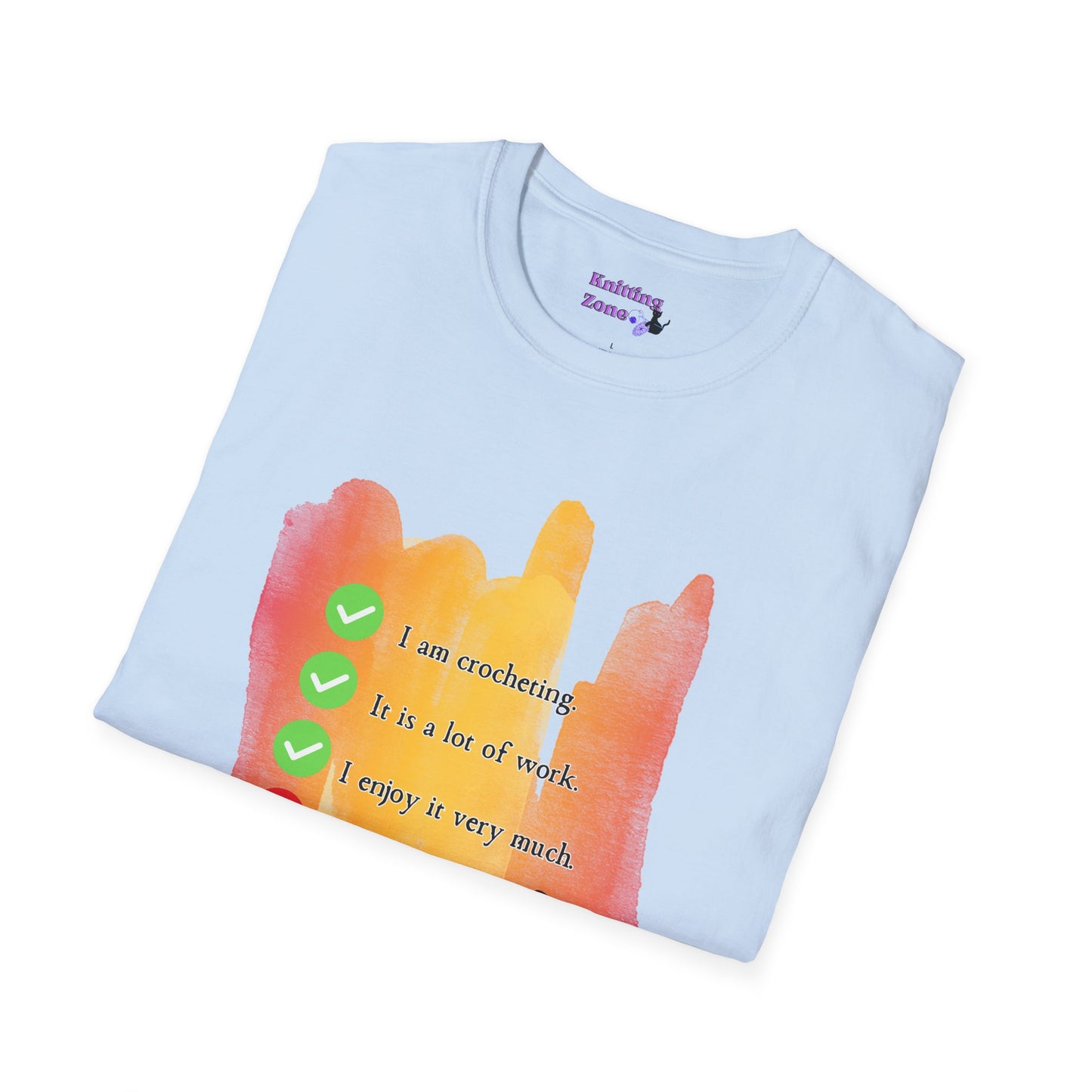 Yes I am Crocheting Unisex T Shirt