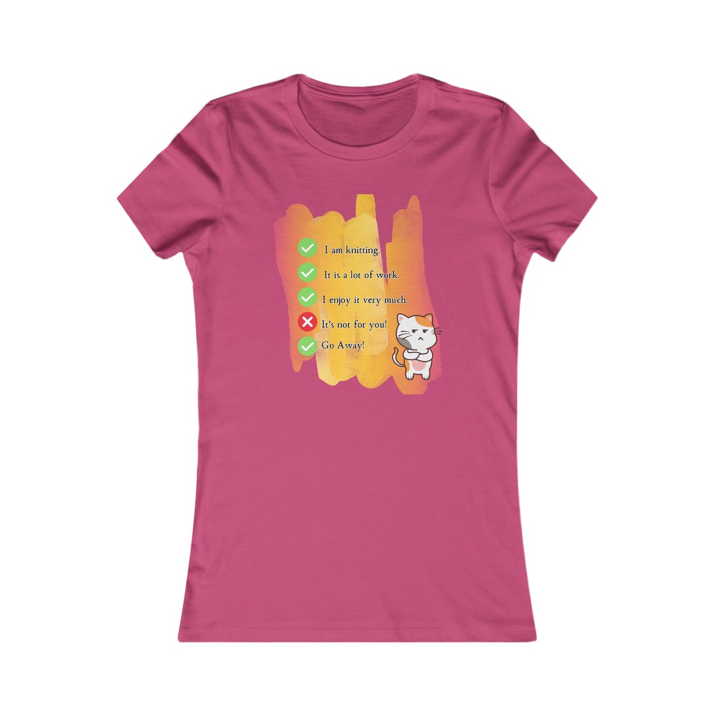 Yes I am Knitting Women's T Shirt