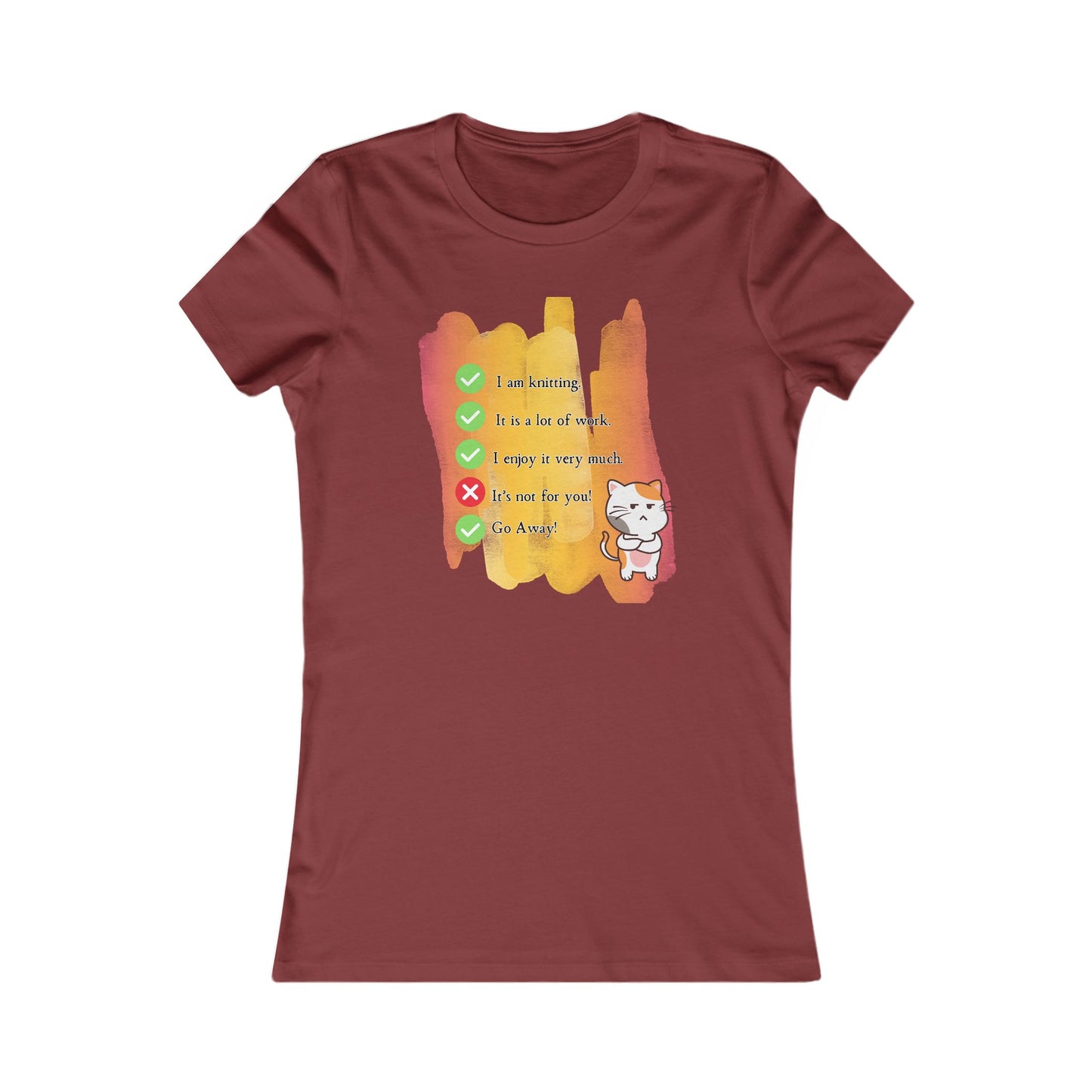 Yes I am Knitting Women's T Shirt