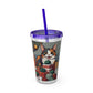 Gift of Yarn Tumbler with Straw, 16oz