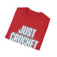 Just Crochet Blue Unisex T Shirt