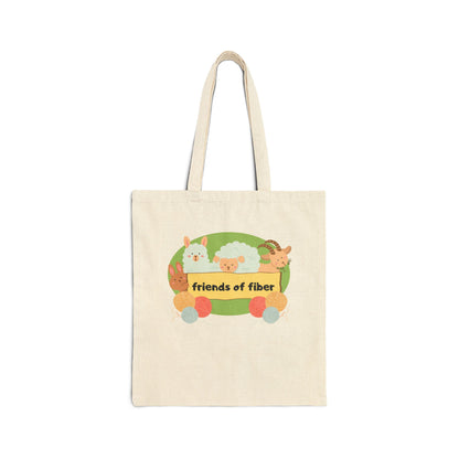 Friends of Fiber Canvas Tote Bag
