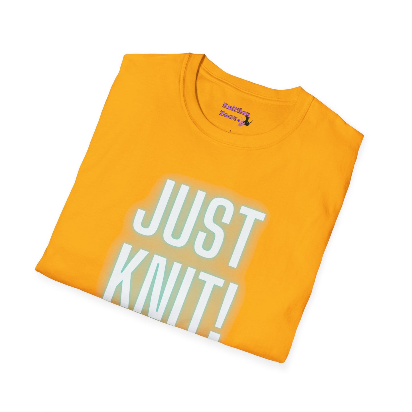 Just Knit Blue Unisex T Shirt
