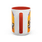 Knit Drink and Be Spooky Accent Coffee Mug (15oz)