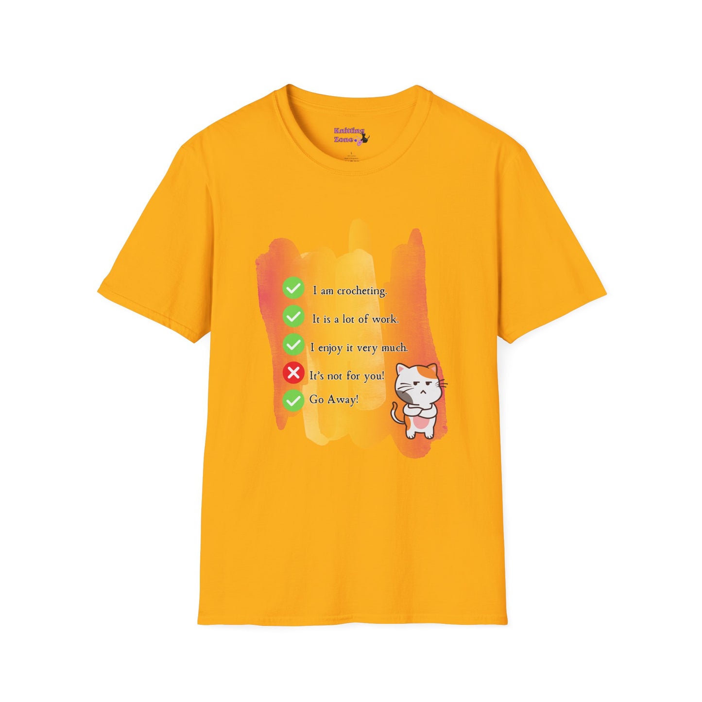 Yes I am Crocheting Unisex T Shirt