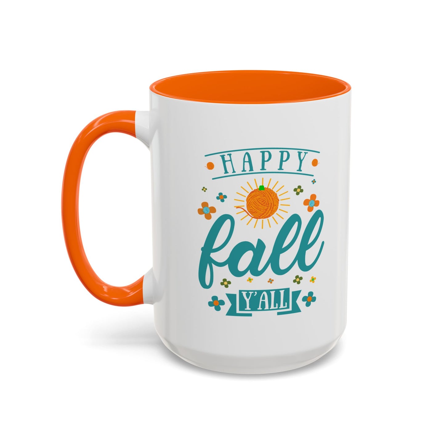Happy Fall Yall Accent Coffee Mug (15oz)