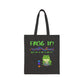 Frog It Cotton Canvas Tote Bag