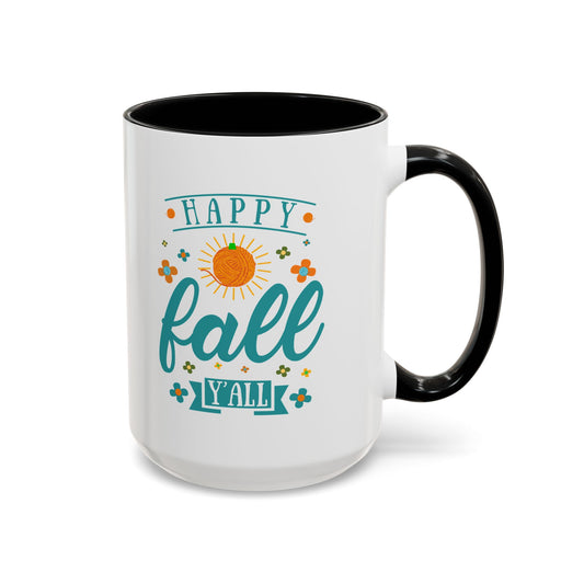Happy Fall Yall Accent Coffee Mug (15oz)
