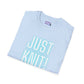 Just Knit Blue Unisex T Shirt