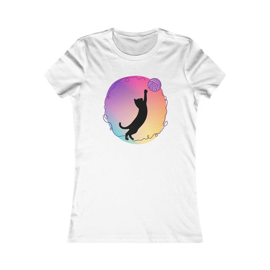 Cat with yarn Woman's T Shirt