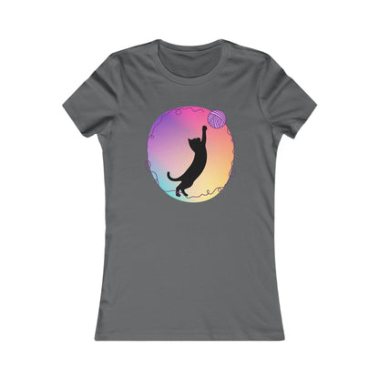 Cat with yarn Woman's T Shirt