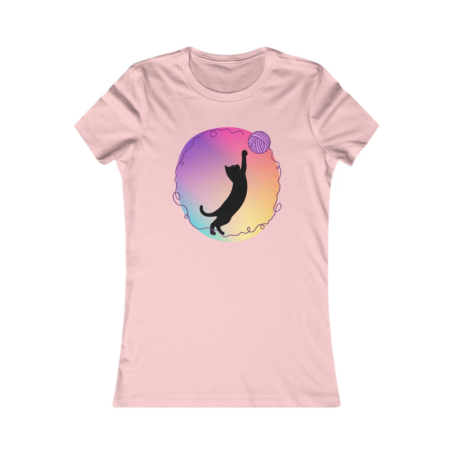Cat with yarn Woman's T Shirt