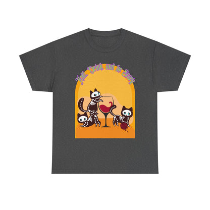 Knit Drink and Be Scary Unisex T Shirt