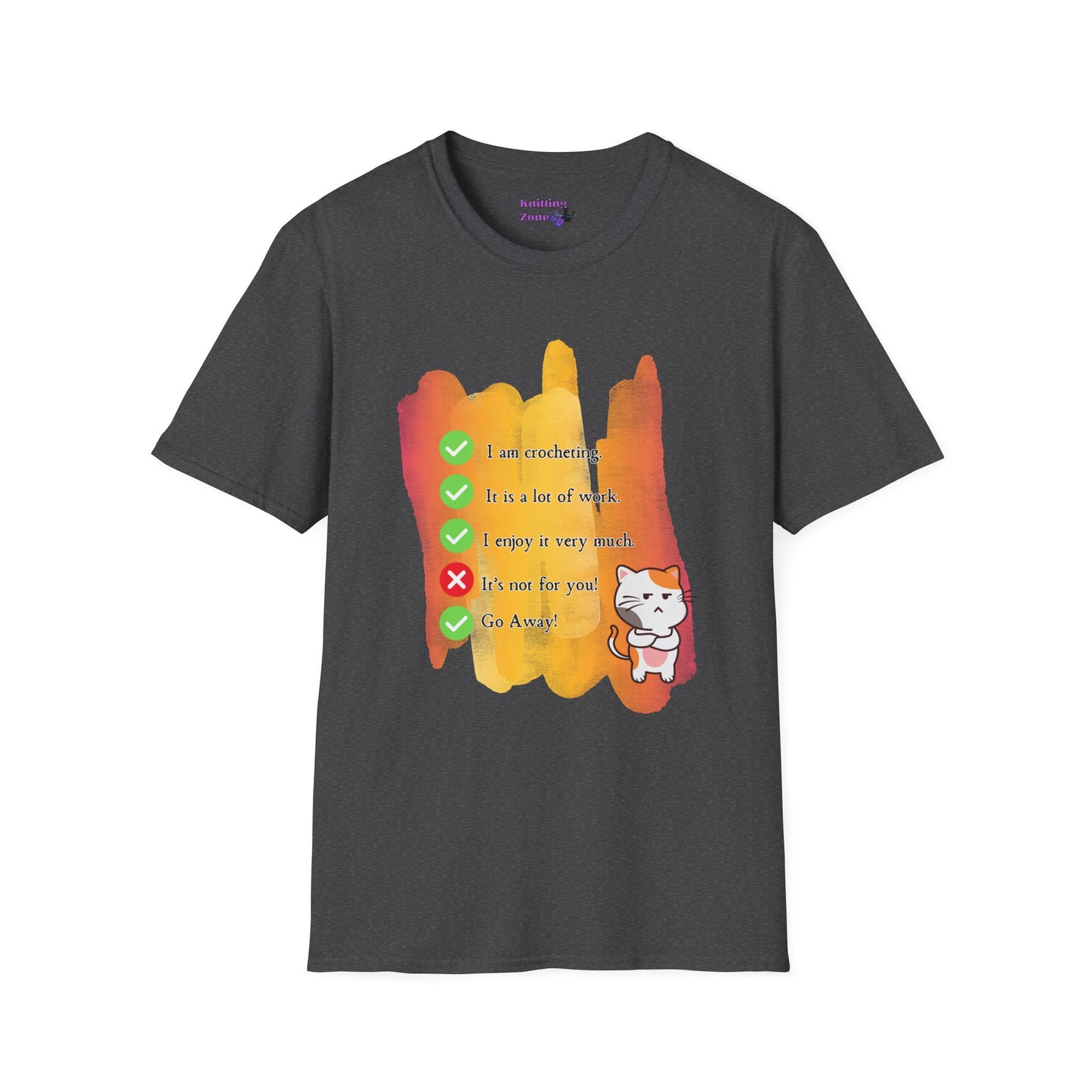 Yes I am Crocheting Unisex T Shirt