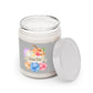 Cozy Autumn Scented Soy Candles with White Lid, 9oz