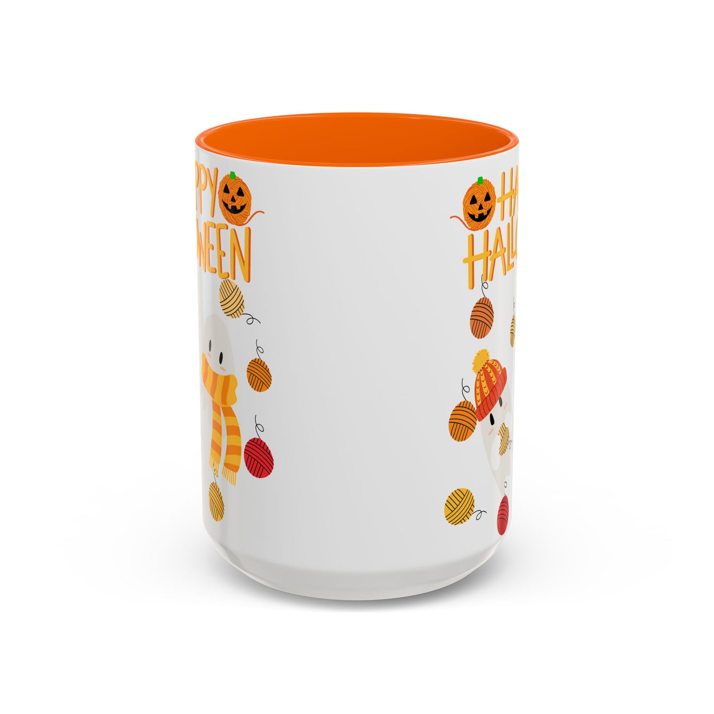 Cozy Ghost Accent Coffee Mug (15oz)