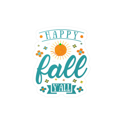 Happy Fall Yall Sticker