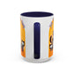 Knit Drink and Be Spooky Accent Coffee Mug (15oz)