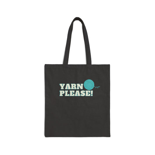 Yarn Please Cotton Canvas Tote Bag