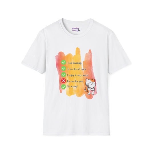 Yes I am Knitting Unisex T Shirt