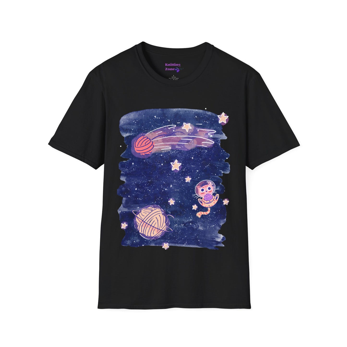 Cats in Space Unisex T Shirt