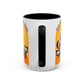 Knit Drink and Be Spooky Accent Coffee Mug (15oz)