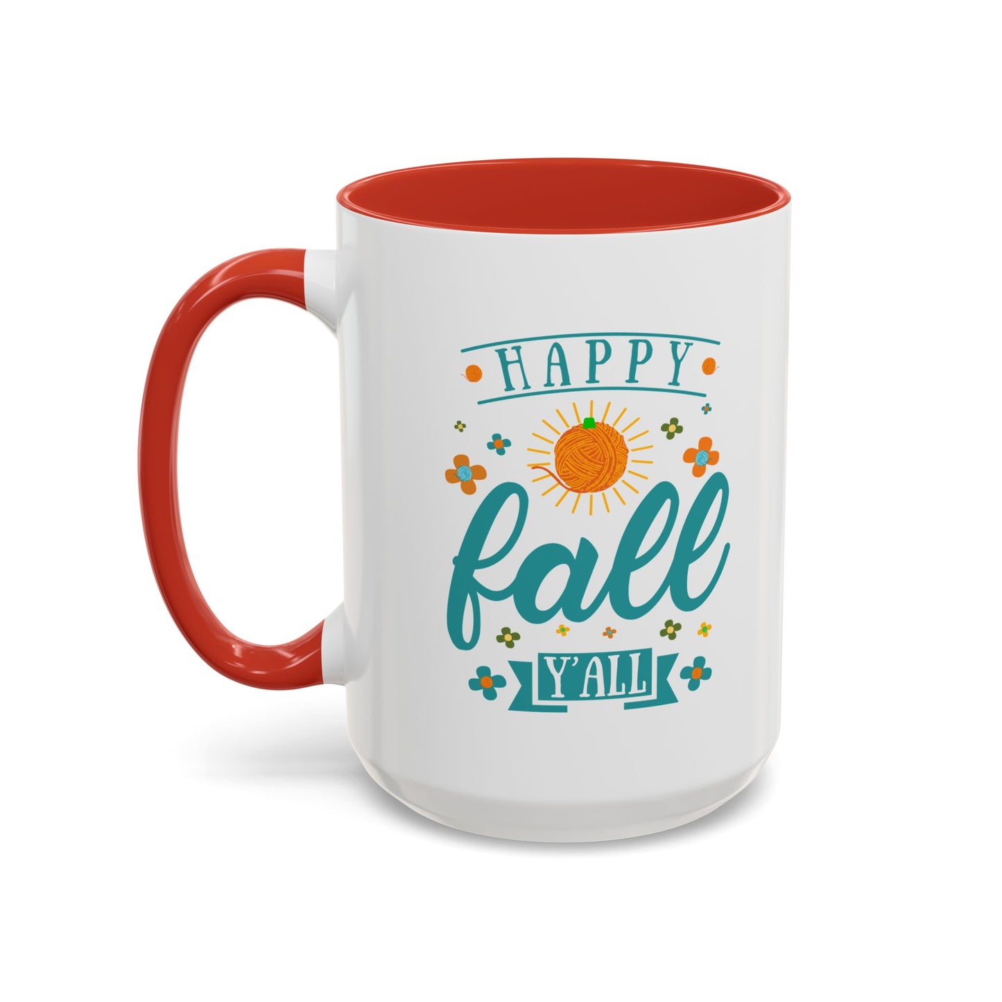 Happy Fall Yall Accent Coffee Mug (15oz)