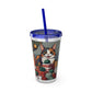 Gift of Yarn Tumbler with Straw, 16oz