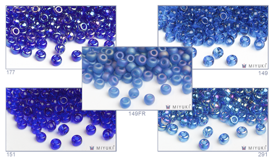 Miyuki Bead Collection - Blue #3