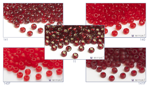Miyuki Bead Collection - Red