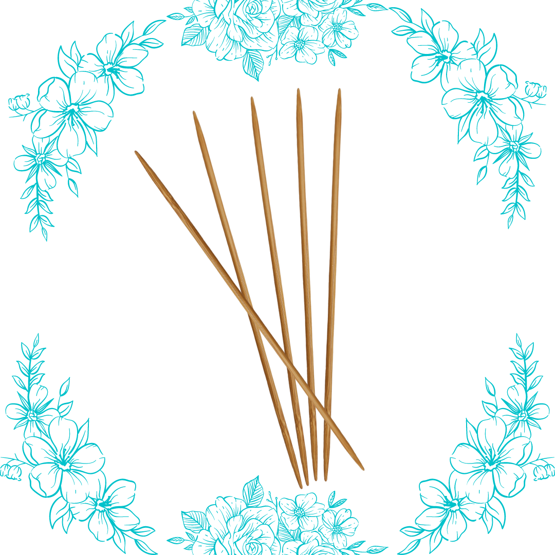 6" Bamboo Double Point Needles