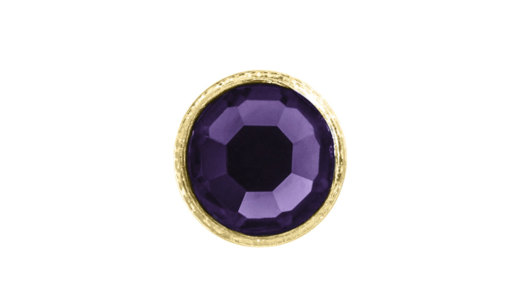 Crystaletts 3mm Button - Purple Velvet
