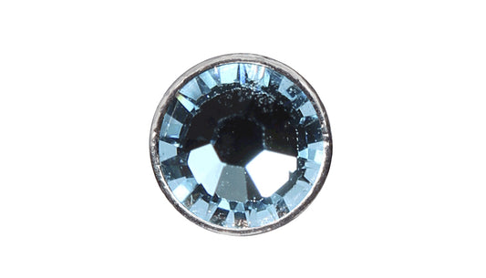 Crystaletts 3mm Button - Aquamarine